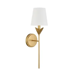 Alice Single Sconce, Antique Gold