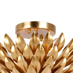 Alysa Semi-Flush 16”, Antique Gold