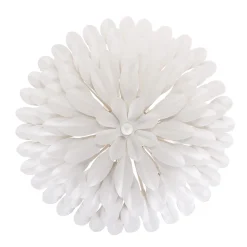 Alysa Semi-Flush 16”, Matte White