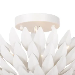 Alysa Semi-Flush 16”, Matte White