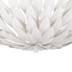 Alysa Semi-Flush 16”, Matte White