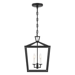 Anover Medium Lantern Pendant, Matte Black