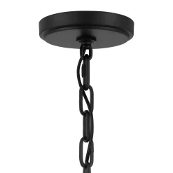 Anover Medium Lantern Pendant, Matte Black