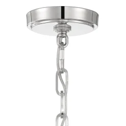 Anover Small Lantern Pendant, Polished Nickel