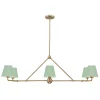 Banks 6 Light Linear Chandelier 46
