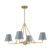 Banks 4 Light Linear Chandelier 32