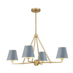 Banks 4 Light Linear Chandelier 32