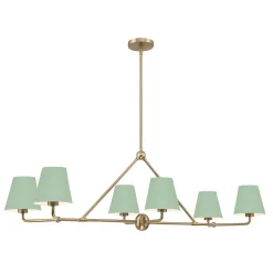 Banks 6 Light Linear Chandelier 46