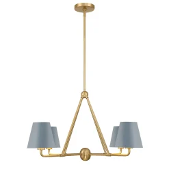 Banks 4 Light Linear Chandelier 32