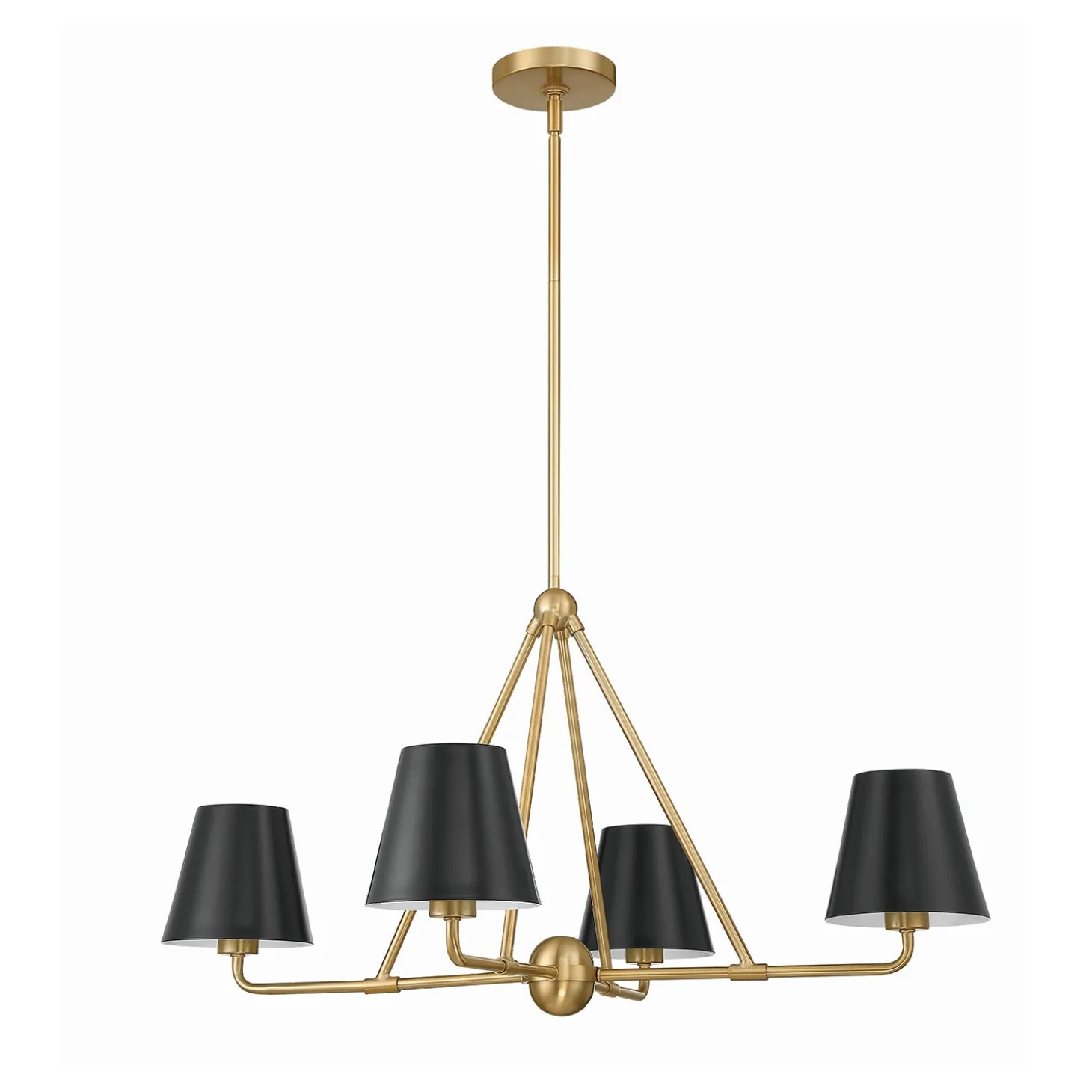 Banks 4 Light Linear Chandelier 32
