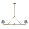 Banks 2 Shade Linear Pendant 42