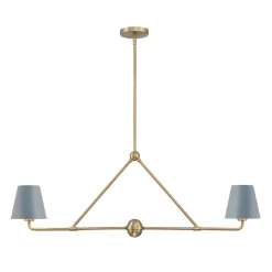 Banks 2 Shade Linear Pendant 42