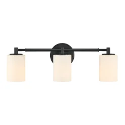 Becca 3 Light Vanity, Matte Black
