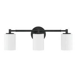 Becca 3 Light Vanity, Matte Black