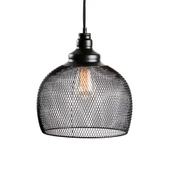 Bergen Bell Pendant, Matte Black