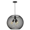 Bergen Globe Pendant, Matte Black