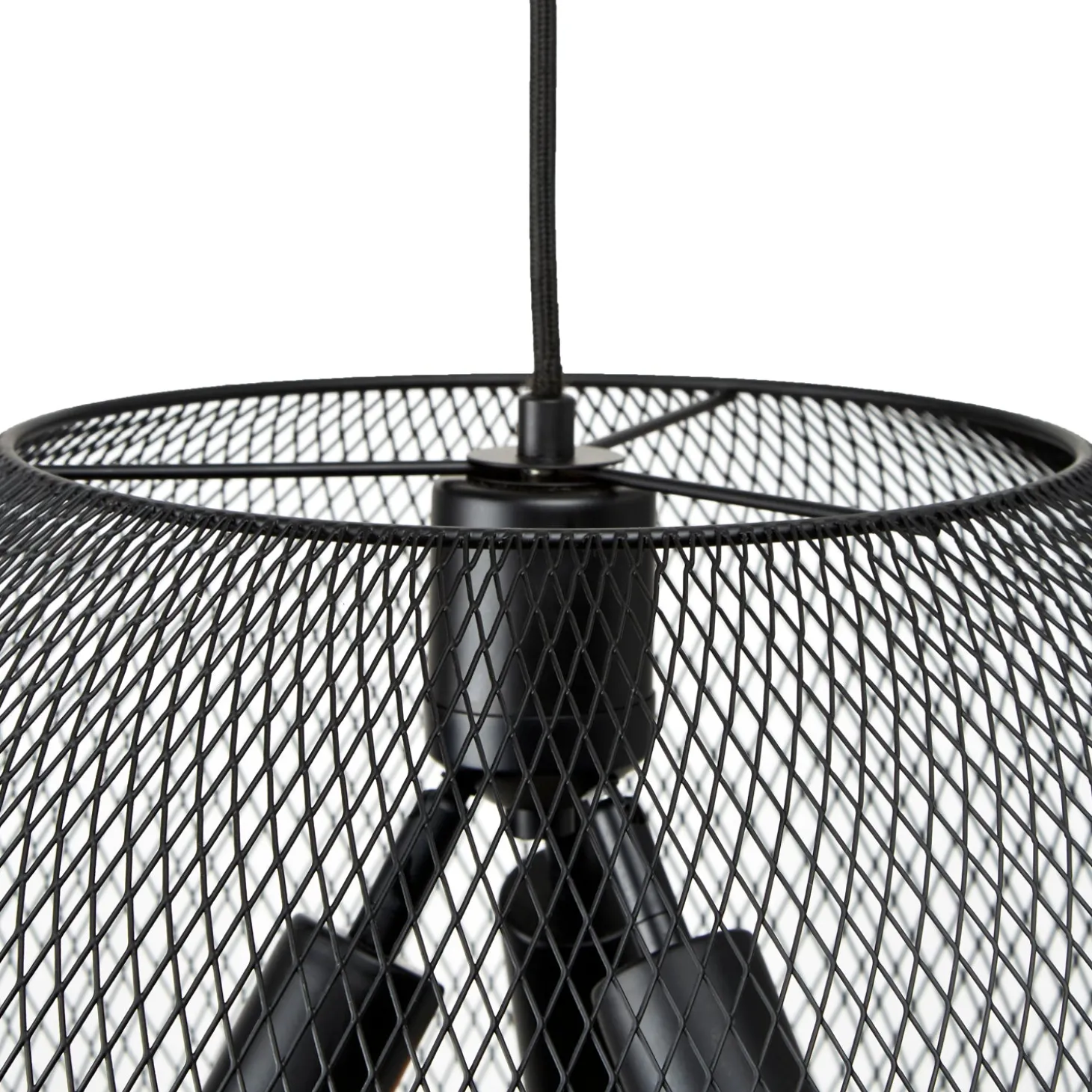 Bergen Globe Pendant, Matte Black