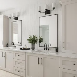 Blake 3 Light Vanity, Matte Black