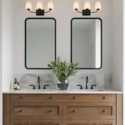 Blake 3 Light Vanity, Matte Black