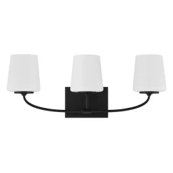 Blake 3 Light Vanity, Matte Black