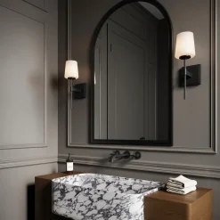 Blake Wall Sconce, Matte Black