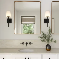 Blake Wall Sconce, Matte Black