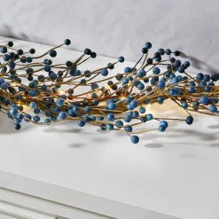 Blue Berry Garland with 120 LEDs