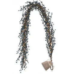 Blue Berry Garland with 120 LEDs