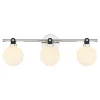 Bryce 3 Globe LED Vanity, Polished Nickel