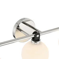 Bryce 3 Globe LED Vanity, Polished Nickel