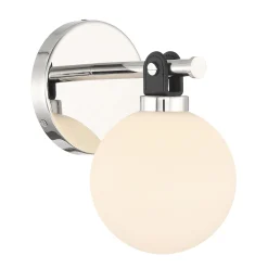 Bryce Vanity LED Wall Sconce, Polished Nickel