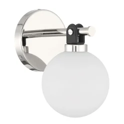 Bryce Vanity LED Wall Sconce, Polished Nickel