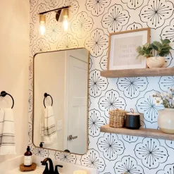 Carlisle 2 Light Vanity, Matte Black and Brushed Brass with Clear Glass