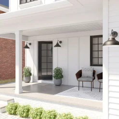 Carter Outdoor Wall Light, Black