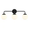 Castell 3 Globe LED Vanity, Matte Black