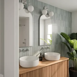 Castell 2 Globe LED Vanity Light, Chrome