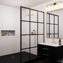 Castell 4 Globe LED Vanity, Aged Brass