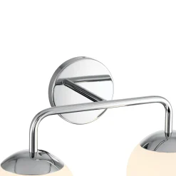 Castell 2 Globe LED Vanity Light, Chrome