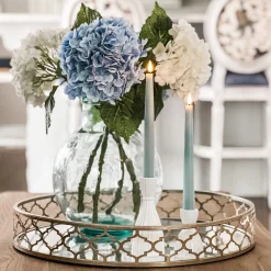 Cecilia Small Candle Holders Opal White, Set of 2