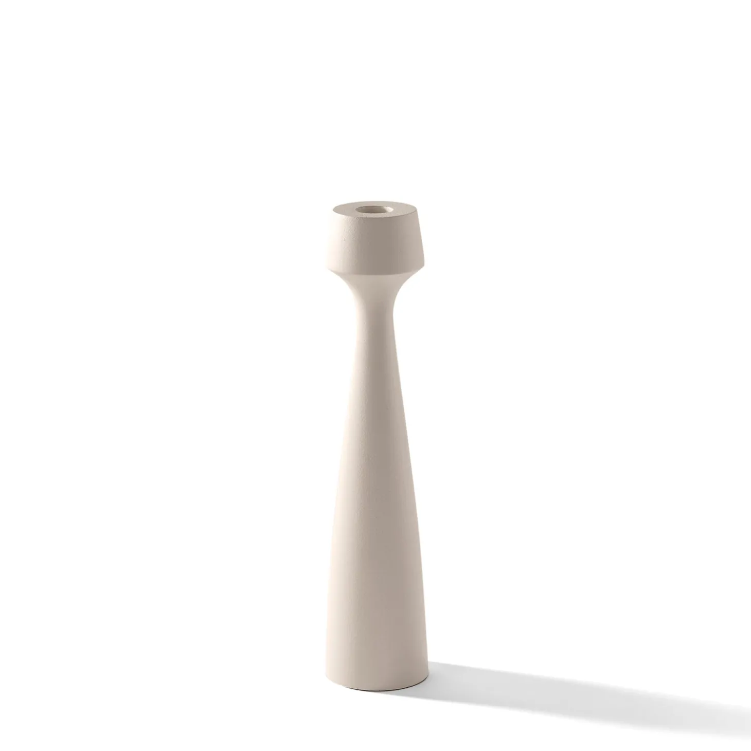 Clara Taper Candle Holder, Large, Vanilla