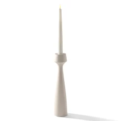 Clara Taper Candle Holder, Large, Vanilla
