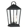 Cole Outdoor Pier Mount Light, Black