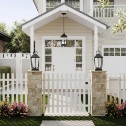 Cole Outdoor Pier Mount Light, Black