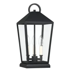 Cole Outdoor Pier Mount Light, Black