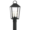 Cole Outdoor Post Light, Black