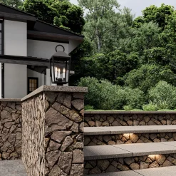 Cole Outdoor Post Light, Black