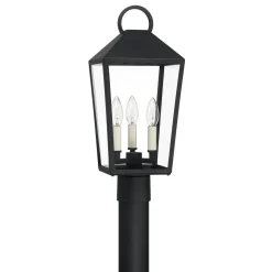 Cole Outdoor Post Light, Black