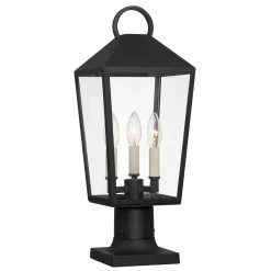 Cole Outdoor Post Light, Black