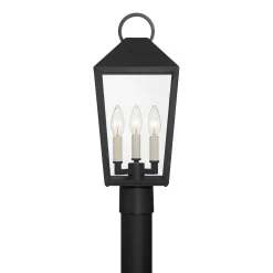 Cole Outdoor Post Light, Black