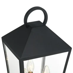 Cole Outdoor Post Light, Black